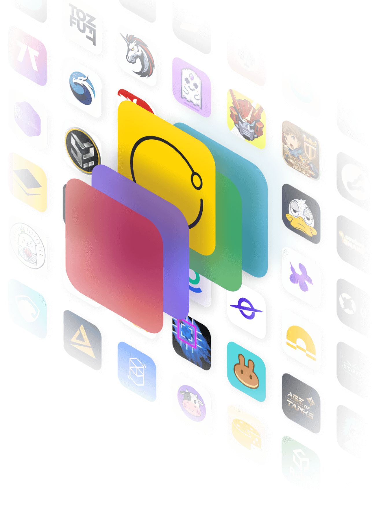 market logo and dapps